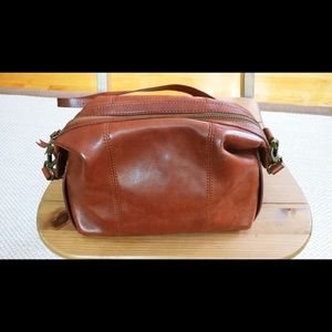 Super cute Madewell brown leather bag